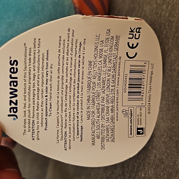 1/$6 or 2/$10 NWT 5 in. LEON the MONSTER Heart Eye V-Day 2023 Squishmallows - Picture 6 of 11